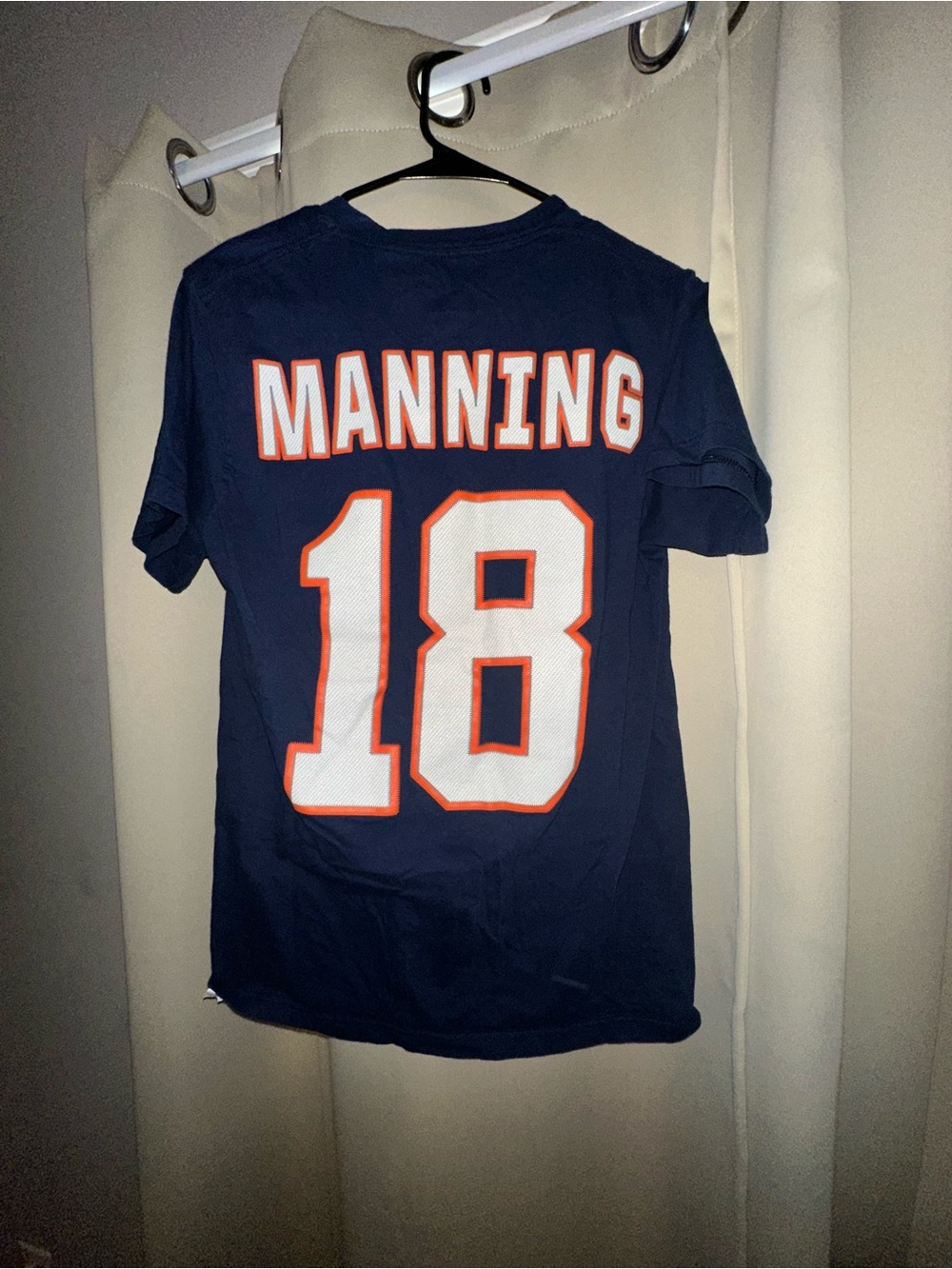 NFL Team Apparel Denver Broncos Peyton Manning #18 men’s size medium
